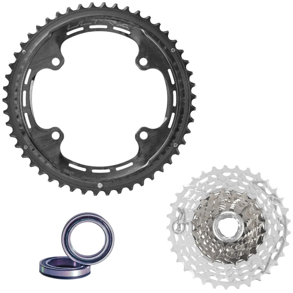 “Campagnolo Ultra 13 Speed Chainring and Cassette Kit – Complete road drivetrain upgrade”