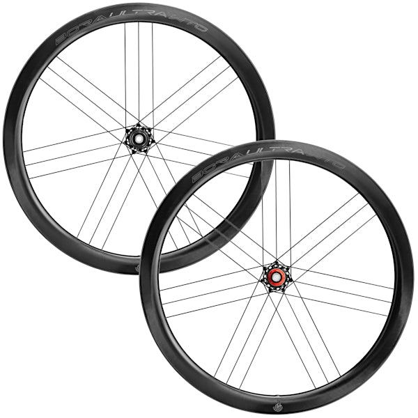 Campagnolo Bora Ultra WTO 45 Disk Brake Black Chrome Wheelset