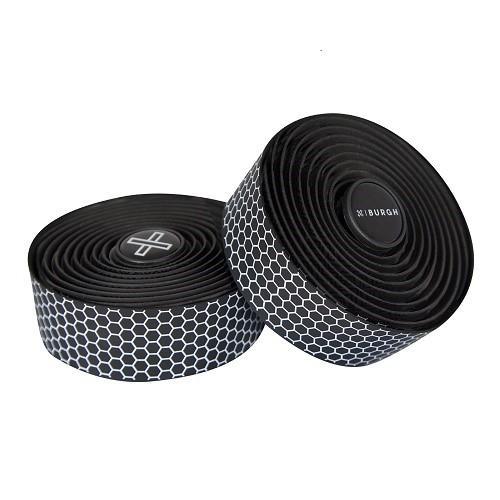 Orange Sport Supply 340-0016 - Burgh Cycling Hex Handlebar Tape, White Print Default Title