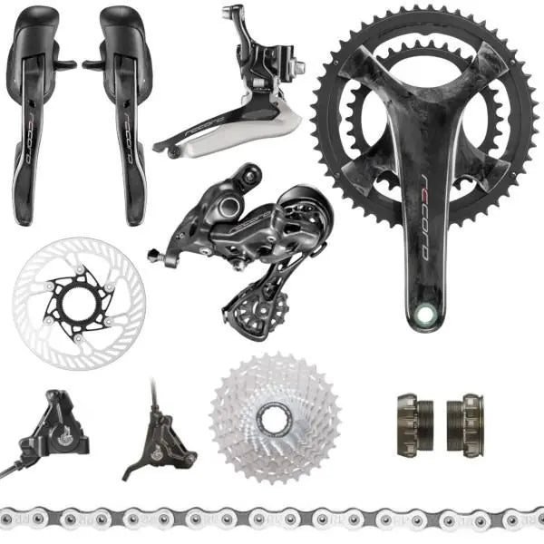 Campagnolo Record 12 speed hydraulic disc brake groupset for road bikes