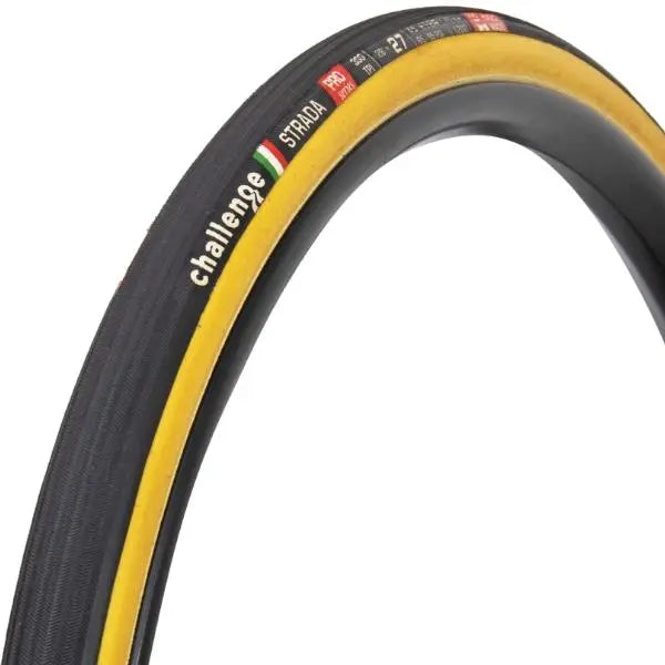 Challenge Strada Pro tubular tire 700c handmade high TPI road bike tire with excellent grip and smooth rolling performance