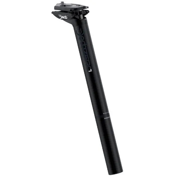 Deda Elementi Zero1 black aluminum 27.2mm seatpost for road bike comfort and performance