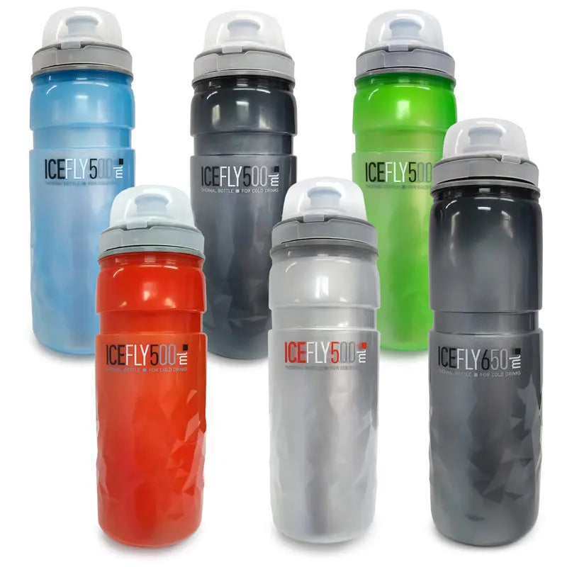 Elite Ice Fly thermal insulated water bottle 500ml 650ml lightweight cycling bottle keeps drinks cold longer
