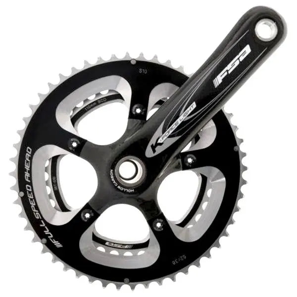 FSA K-Force Lite MegaExo 52-38T 170mm carbon crankset for high-performance road bikes