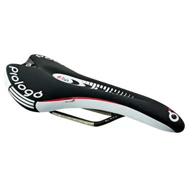 Prologo Nago Evo Plus Tirox saddle for road and mountain bikes with ergonomic semi-round shape