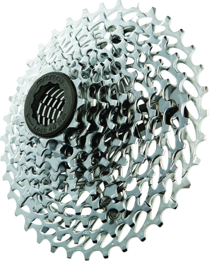 SRAM PG-1030 10 speed bicycle cassette durable smooth shifting road gravel and mountain bike drivetrain component