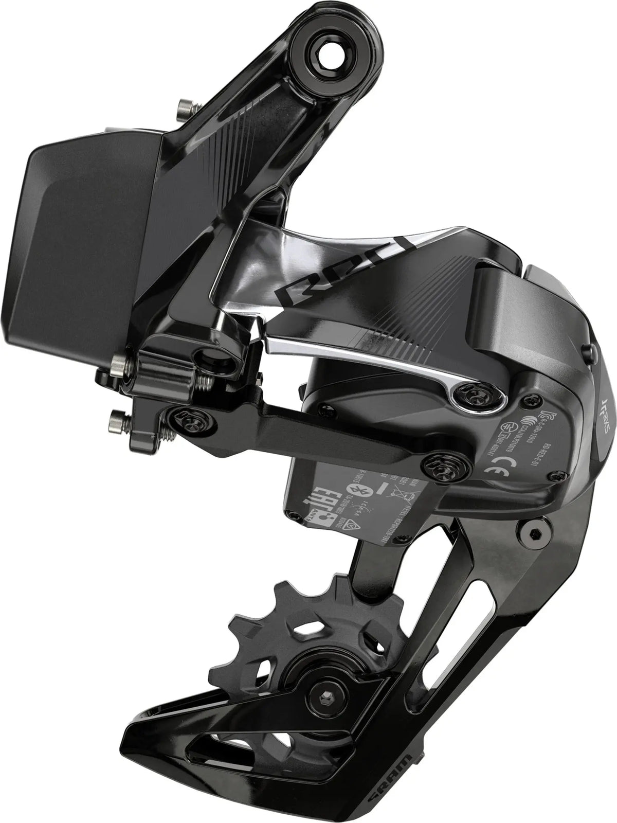 SRAM RED XPLR eTap AXS rear derailleur long cage 12 speed wireless gravel bike drivetrain component
