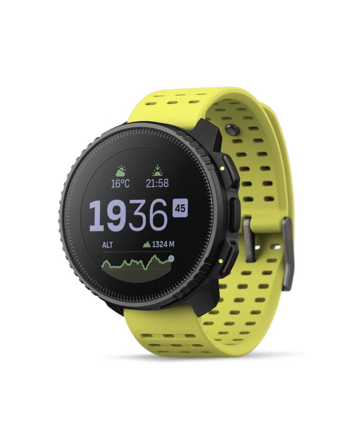 Suunto Vertical Sports Watch with GPS navigation, solar charging, and durable outdoor design for cycling and fitness tracking