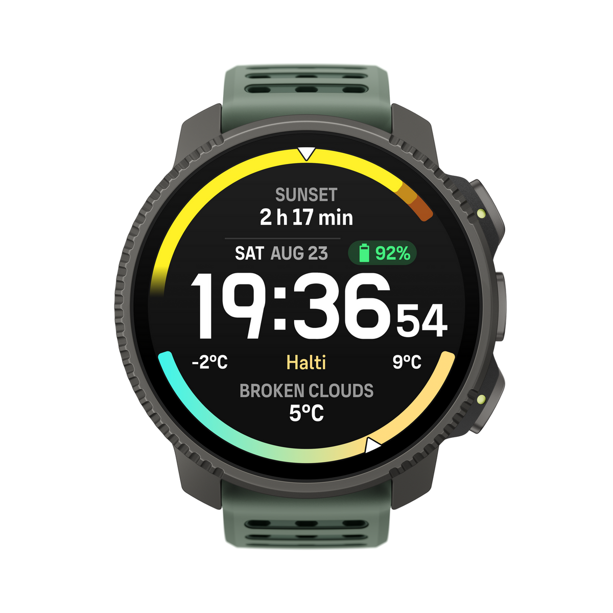 Suunto Vertical 2 Sports Watch with solar power, GPS navigation, and rugged outdoor design for cycling and endurance athletes