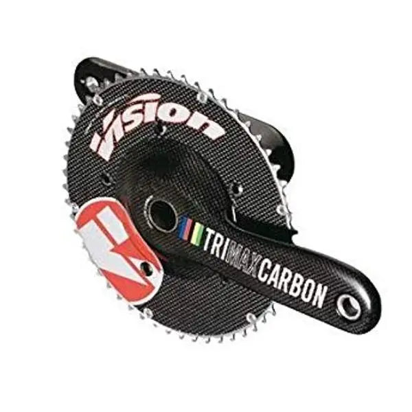 Vision Tech Trimax TT BB30 175mm crankset for triathlon and time trial bikes
