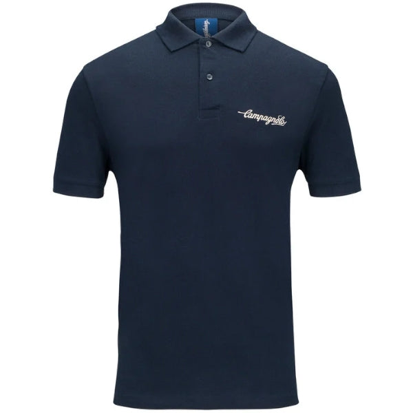 Campagnolo Sportswear Logo Polo MY24 classic cycling lifestyle shirt with embroidered Campagnolo logo