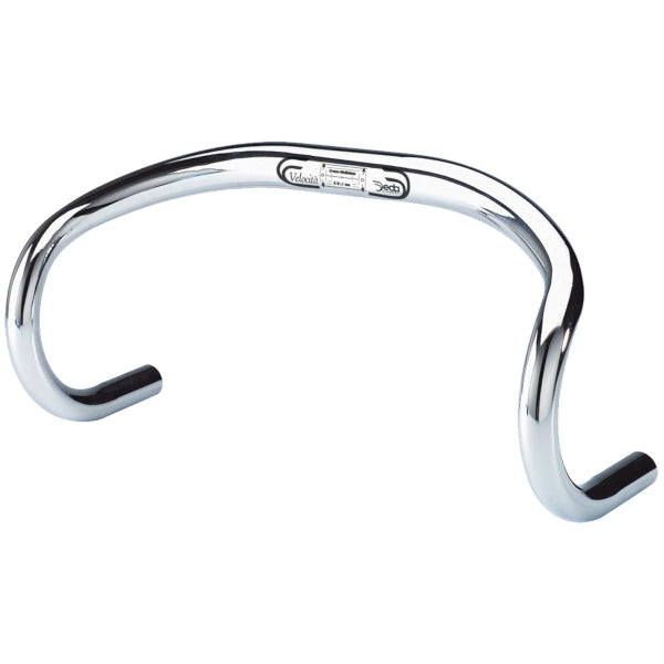 Deda Elementi Velocita Steel Handlebar 31.7mm – 42cm wide classic road bike handlebar for strength and comfort