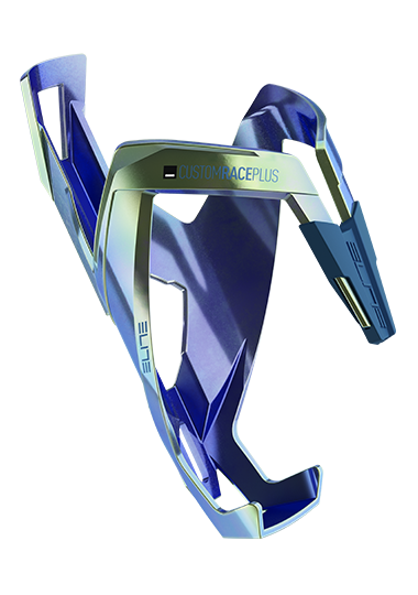 Elite Custom Race Plus shiny water bottle cage lightweight pro cycling holder
