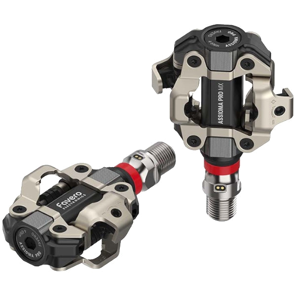 Favero Assioma MX-2 SPD dual-sided power meter pedals MTB gravel cycling