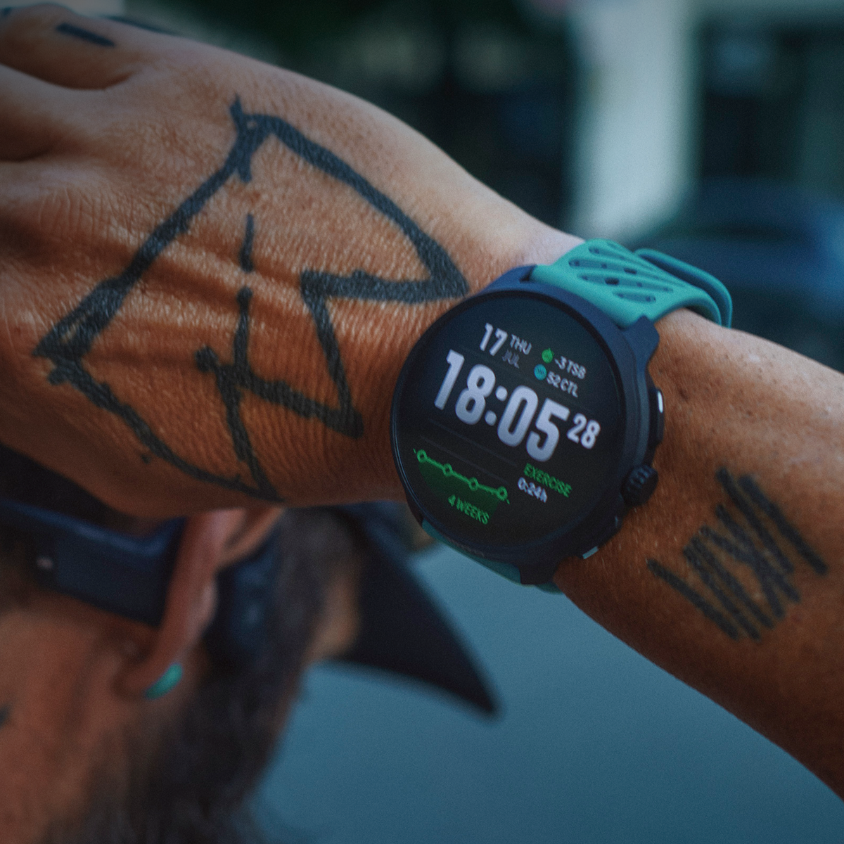 Suunto Race 2 Sports Watch with GPS tracking, heart rate monitor, and durable design for cycling and endurance performance