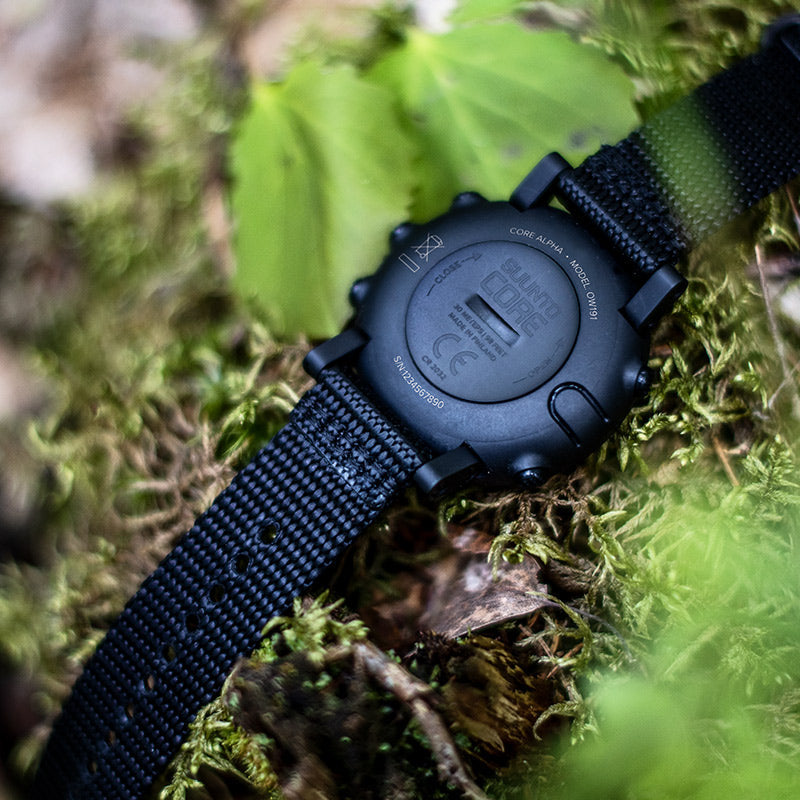 Suunto Core Alpha Sports Watch with altimeter, barometer, and compass for tactical outdoor and cycling adventures