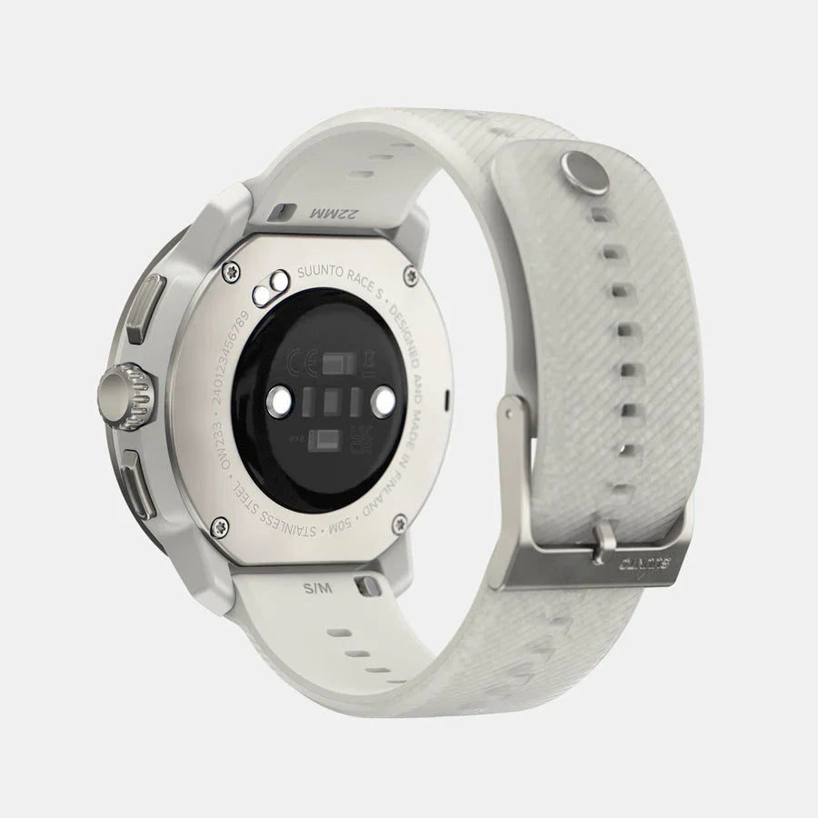 Suunto Race S Sports Watch with GPS tracking, heart rate monitor, and lightweight design for cycling and endurance athletes