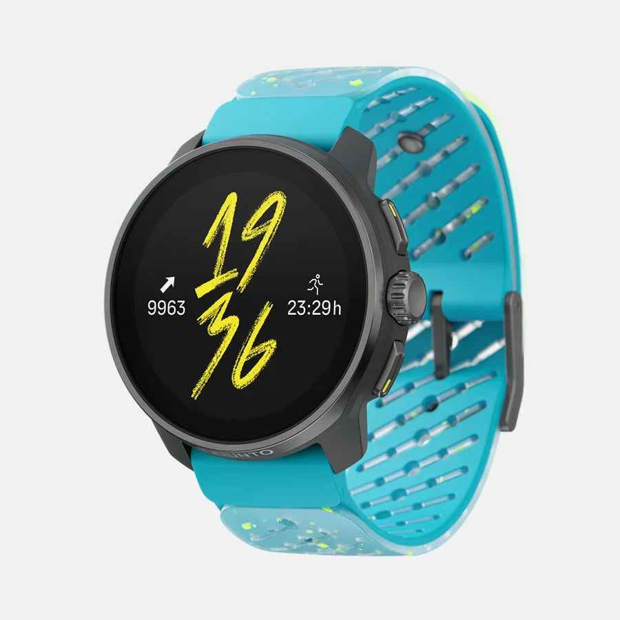 Suunto Race S Sports Watch with GPS tracking, heart rate monitor, and lightweight design for cycling and endurance athletes