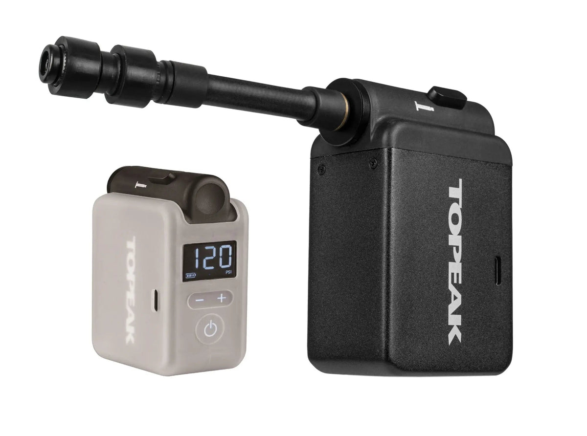 Road bike floor pumps and mini pumps
