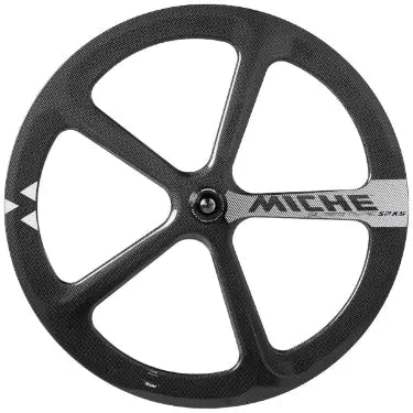 Track bike wheels, crankset and chainring