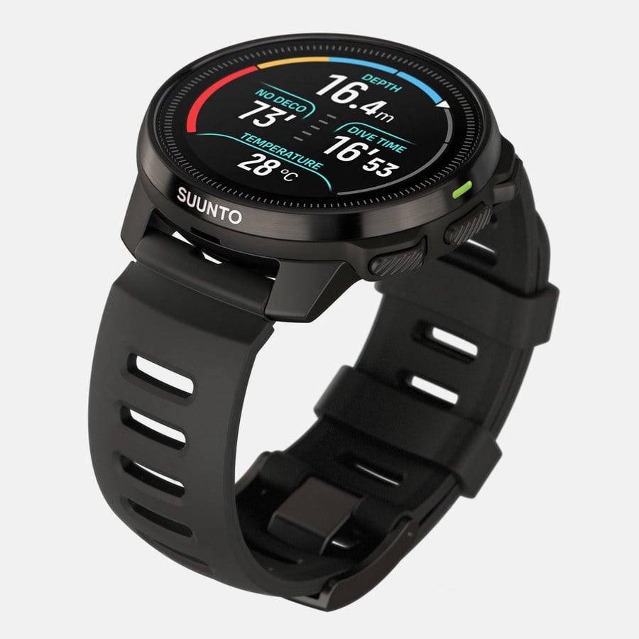 Suunto Ocean Steel Sports Watch with GPS, dive mode, and stainless steel case for outdoor and fitness tracking