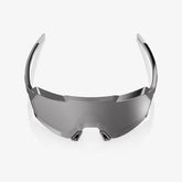 100% Korbin Sunglasses Gloss Black Chrome HiPER Silver Mirror Lens cycling eyewear