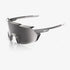 100% Korbin Sunglasses Gloss Black Chrome HiPER Silver Mirror Lens cycling eyewear