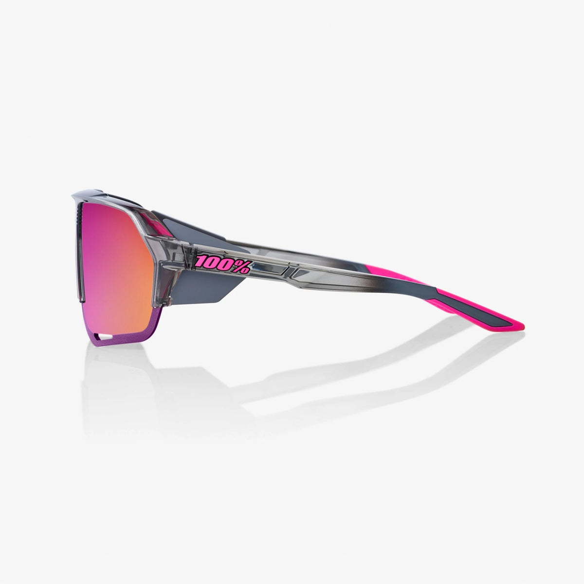 100% Norvik Tokyo Night Sunglasses Purple Multilayer Mirror Lens performance cycling eyewear