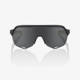 100% S2 Soft Tact Cool Grey Sunglasses Smoke Lens lightweight cycling performance eyewear