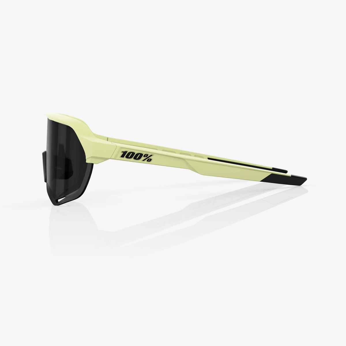 100% S2 Soft Tact Glow Sunglasses Black Mirror Lens lightweight cycling performance eyewear