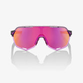 100% S2 Tokyo Night Sunglasses Purple Multilayer Mirror Lens performance cycling eyewear