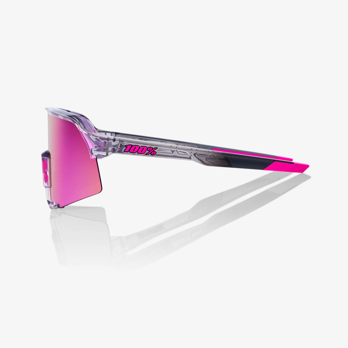 100% S3 Tokyo Night Sunglasses Purple Multilayer Mirror Lens performance cycling eyewear