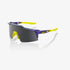 100% Speedcraft SL Matte Metallic Digital Brights Sunglasses with Smoke Lens offering UV protection clarity and aerodynamic performance