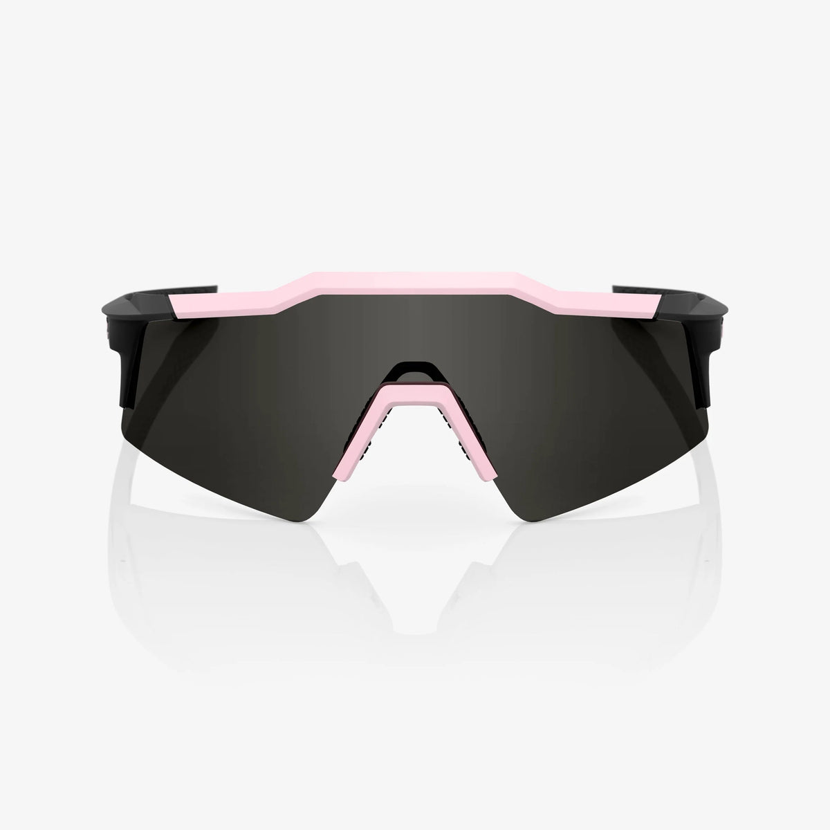 100% Speedcraft SL Soft Tact Desert Pink Sunglasses Smoke Lens cycling eyewear