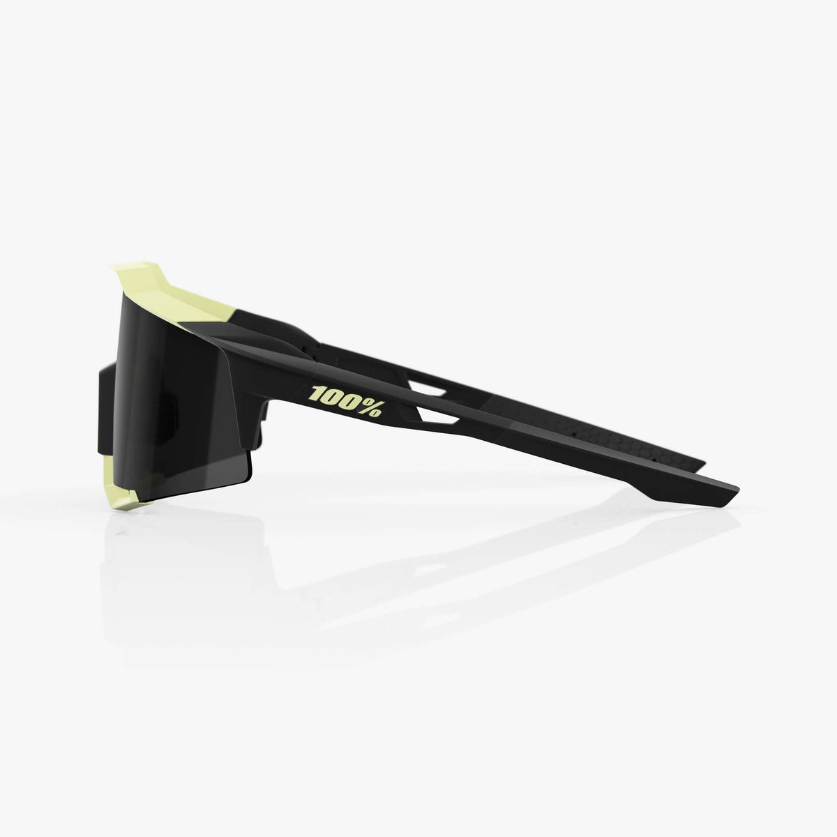 Buy 100% Speedcraft Soft Tact Glow Sunglasses - Black Mirror Lens Online