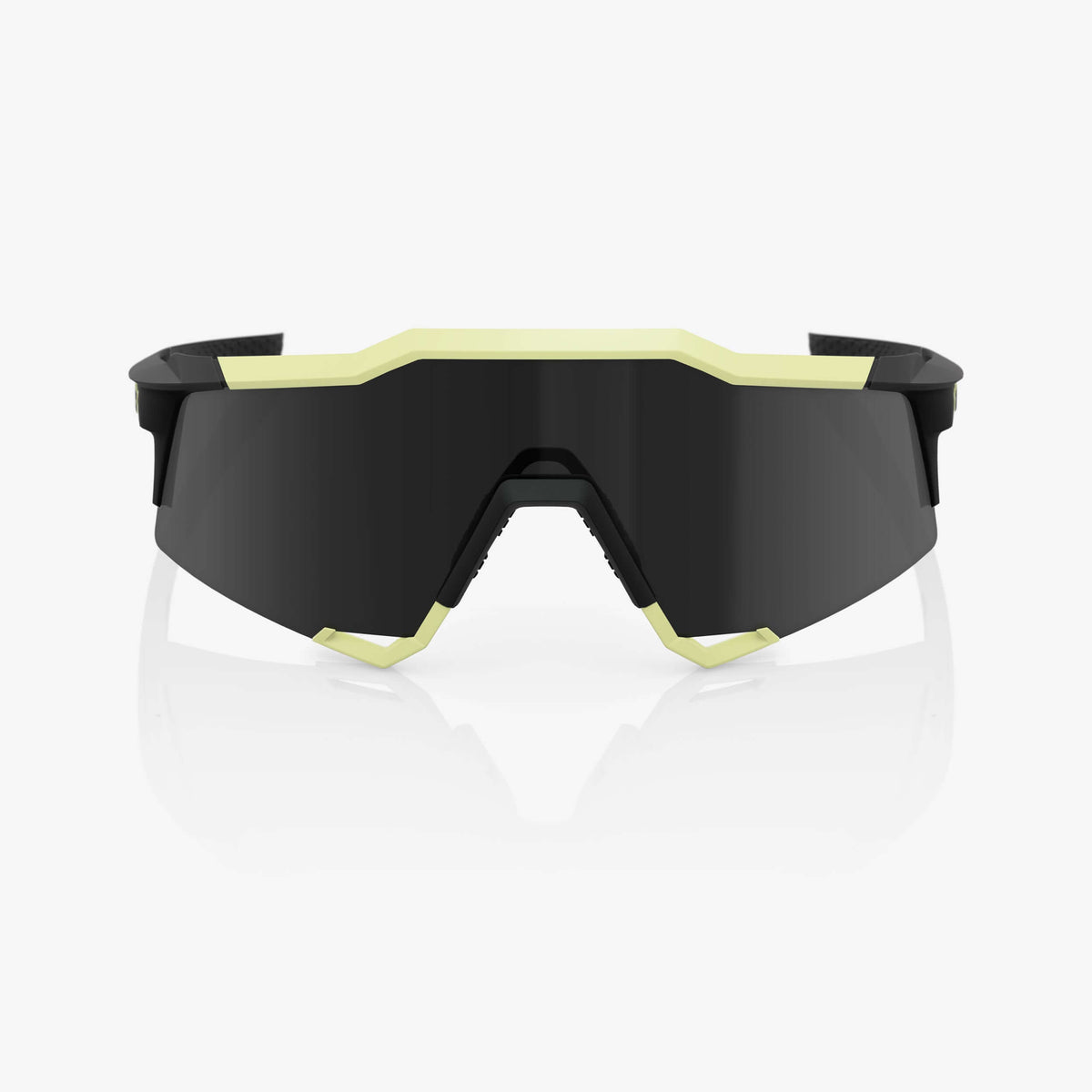 Buy 100% Speedcraft Soft Tact Glow Sunglasses - Black Mirror Lens Online