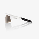 100% Speedcraft XS Matte White Sunglasses HiPER Silver Mirror Lens cycling eyewear