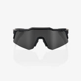 100% Speedcraft XS Soft Tact Black Sunglasses Smoke Lens lightweight cycling eyewear