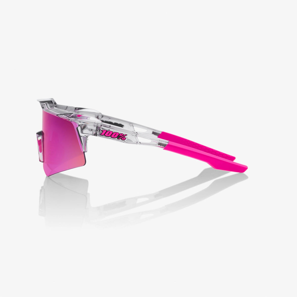100% Speedcraft XS Tokyo Night Sunglasses Purple Multilayer Mirror Lens performance cycling eyewear