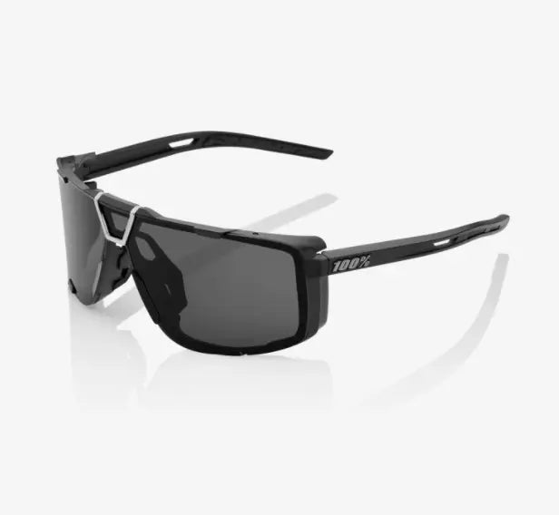 100% Eastcraft Matte Black sunglasses Smoke lens UV protection performance cycling eyewear