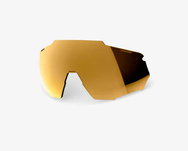 100% Racetrap replacement lens for cycling sunglasses with UV protection and clarity