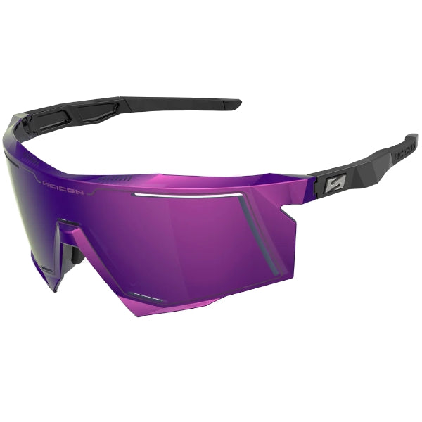 Lunettes de soleil Scicon Aerostorm noires, verre violet multimirroir