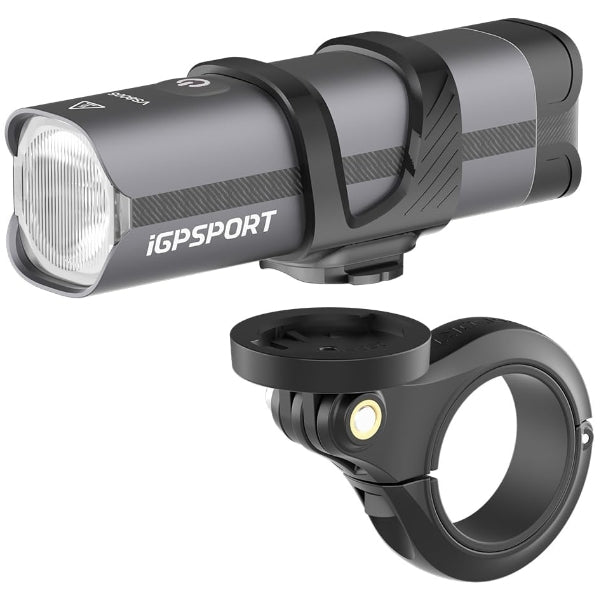 Phare avant de vélo intelligent iGPSPORT VS800S, blanc