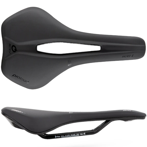 “Prologo Akero R PAS road saddle with recycled steel rails – ergonomic bike saddle options”