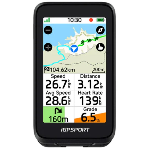 “iGPSPORT BiNavi Air GPS bike computer – navigation cycling computer with ride tracking features”