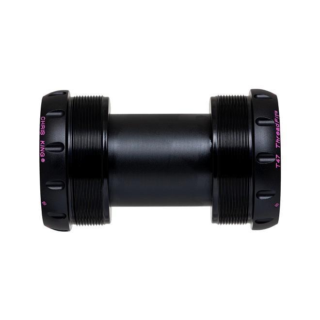 Chris King T47 ThreadFit 24x Bottom Bracket - Options - Two Tone Black Punch