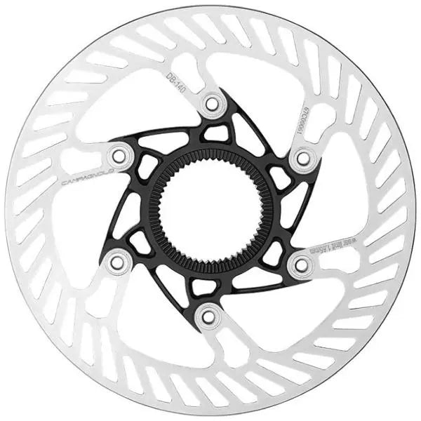 Campagnolo disc brake rotor center lock design available in various sizes for road gravel and cyclocross bikes