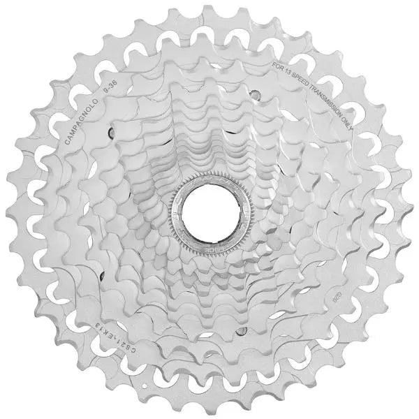 Campagnolo EKAR 13-speed cassette in various sizes for gravel and road bikes
