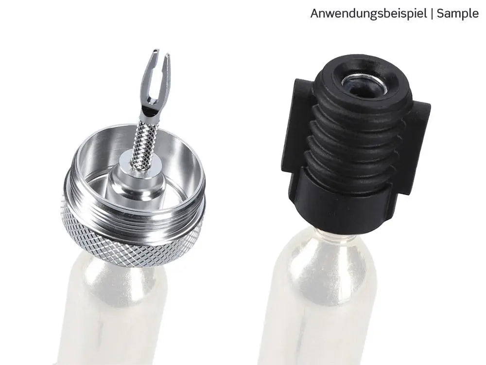 Crankbrothers Cigar Plug Kit with CO₂ head for quick tubeless tire repair on mountain and gravel bikes