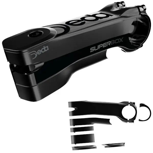 Deda Elementi SuperBox stem 31.7mm aero integrated lightweight road bike stem with internal cable routing
